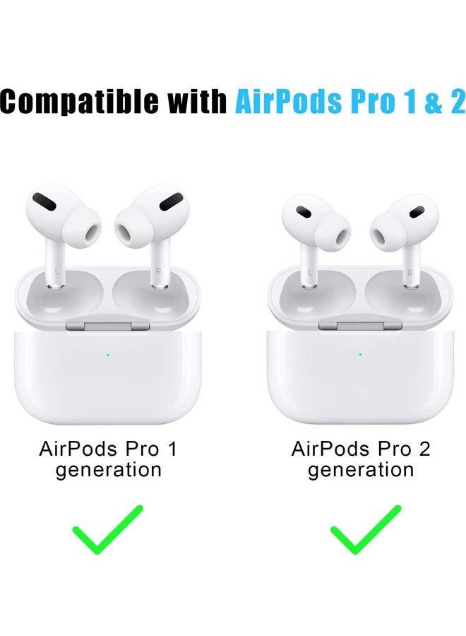[3 Pairs]Replacement Ear Tips for Airpods Pro and Airpods Pro 2nd Generation Silicone Ear Tips with Noise Reduction Hole 3 Pairs S M L Sizes Included 6 Slot Cardboard Storage Box - Image 4